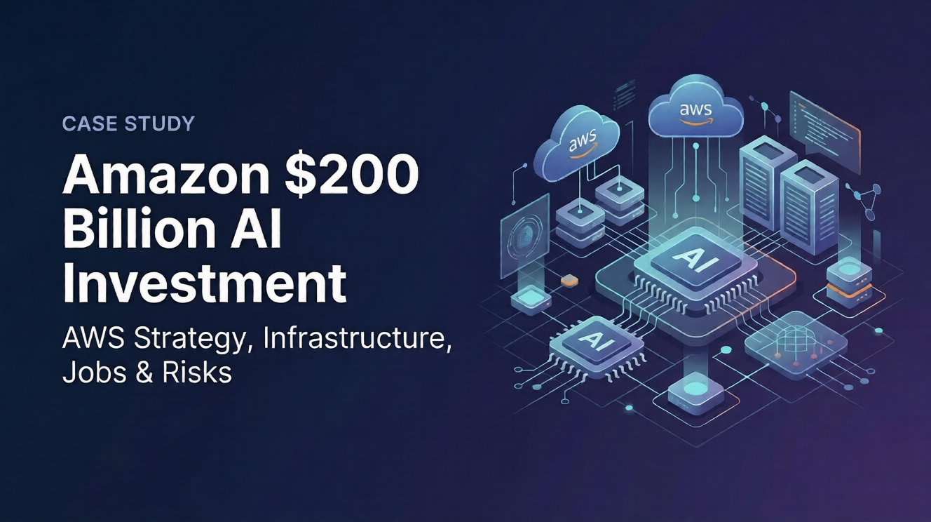 Amazon $200 Billion AI Investment Case Study:AWS Strategy, Infrastructure, Jobs & Risks